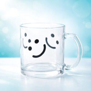 Glass Mug Multiple Smile