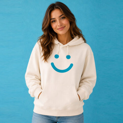 Hoodie Teal logo