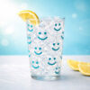 Tall glass multiple smiles