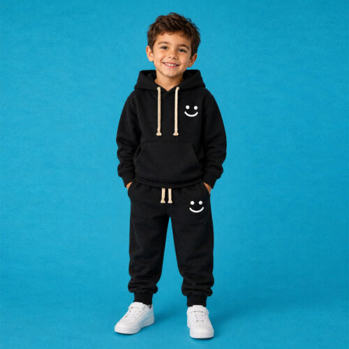Tracksuits - black with white logo 28308