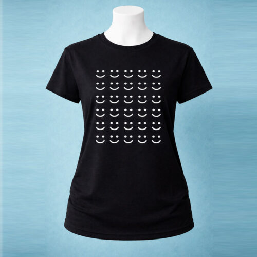 Women -shirt multiple smiles