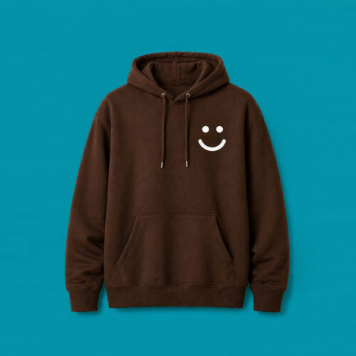 Hoodie Men - Top Left Smile