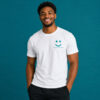 T-shirt Men – Top Left Smile with Slogan