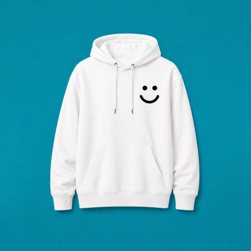 Hoodie Men – Top Left Smile
