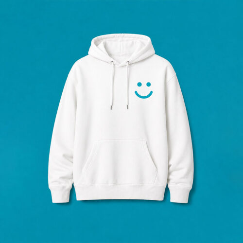 Hoodie Men – Top Left Smile