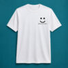 T-Shirt Men – Top Left Smile and Slogan