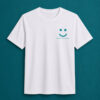 T-Shirt Men – Top Left Smile and Slogan